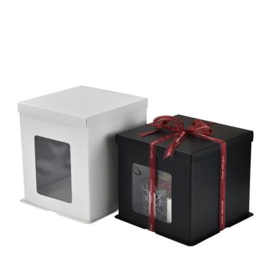 China Recyclable Food Box Gift Baking Cake Box With Your Own Logo for sale