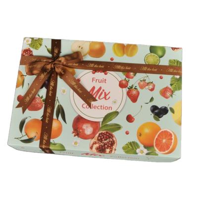 China Biodegradable High End Fruit World Cover Gift Box Set for sale