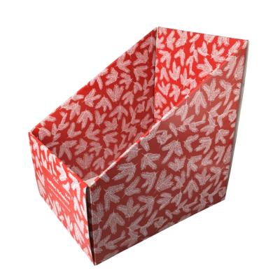 China Recycled Materials Customized Corrugated Thicken Table Product Display Ragid Boxes PDQ Box for sale