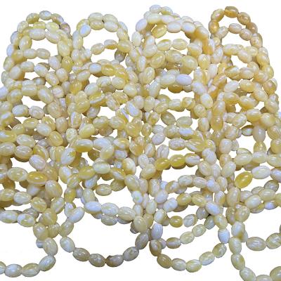 China Factory Direct Sale Polishing Tiger Skin Pattern Olive Beads Handstring 10-12mm Natural Russian White Muslim Muslim Prayer Beads for sale