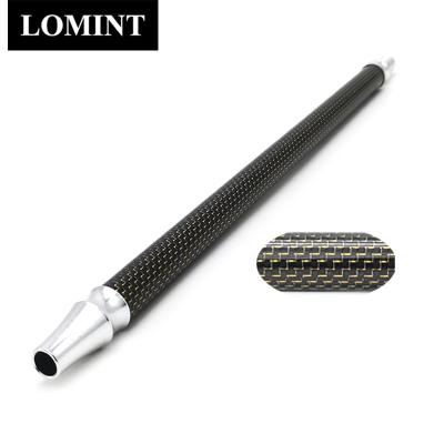 China LOMINT Carbon Fiber Hookah Mouthpieces Mouthpieces Shisha Tips Handle Pipe Large Shisha Accessories Aluminum Length 38cm LM-321 for sale