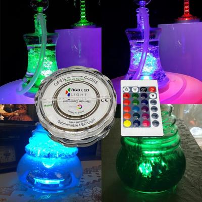 China LOMINT Party Decoration Hookah LED Light RGB 16 Colors Shisha Narguile Nargile Shisha Plastic Accessories With Remote Control for sale