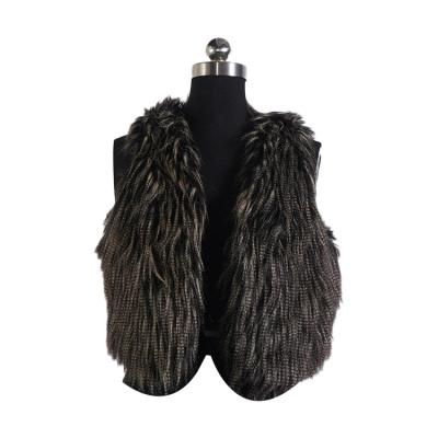 China Fashion / Soft Classic Black Womens Faux Fur Womens Jackets Winter Short Fashion Jackets for sale