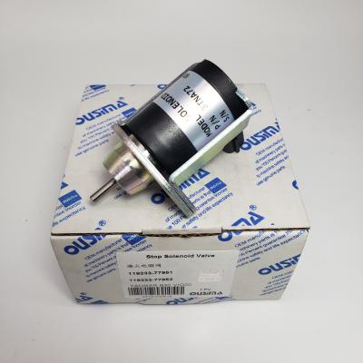 China Kraftstoff-Abschalt-Stopp-Solenoidventil 119233-77951 119233-77952 Für YANMAR B30 zu verkaufen