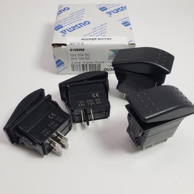 China Rocker Switch 5105059 2 Pins 4 Pins 6 Pins 7 Pins for sale