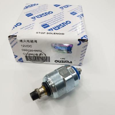 Chine OUSIMA 096030-0070 12V Shut Off Solenoid Magnet Valve Solenoid Valve Cut Off Stop Solenoid For CUMMINS B3.3 à vendre