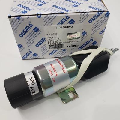 China OUSIMA Stop Shutoff Solenoid 3864274 24V For Cummins CUMMINS ISB QSB ISD ISF QSF Te koop