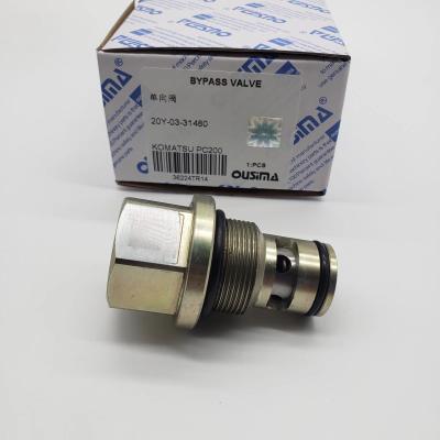 China OUSIMA Excavator parts 20Y-03-31480 Valve Assy Fit Excavator Komatsu PC200 for sale