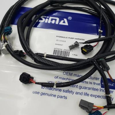 China HITACHI zax200-1 Graafwerktuig Wiring Harness, Hydraulische Pomp 4449447 Bedrading Te koop