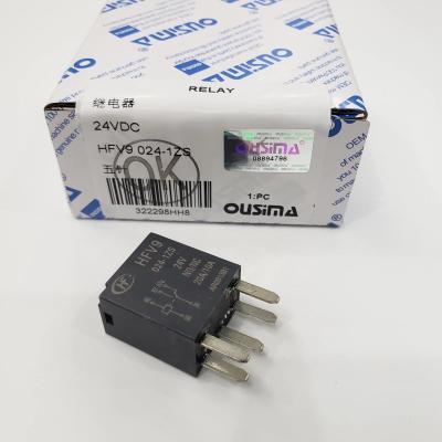 Cina HFV9/024-1ZS relè del temporizzatore della candela d'accensione, 5 elettrici Pin Automotive Relay 24V in vendita