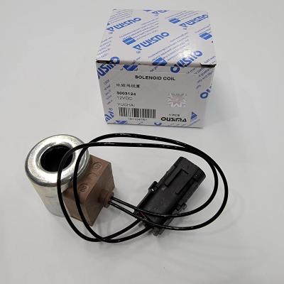 China 3003124 12 Volt Solenoid Coil For Yuchai Excavator Parts for sale