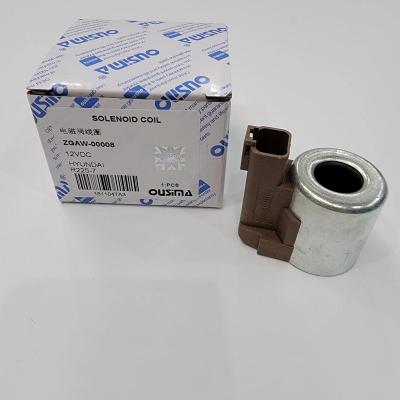 China ZGAW-00008 Excavator Solenoid Coil For Hyundai R225-7 for sale