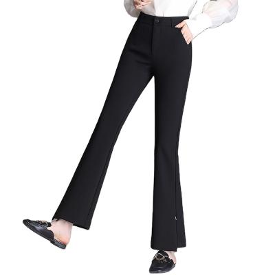 China Anti-pilling High Waist Spring Straight Leg Loose Office Lady Suit Pants Women Casual Pants for sale