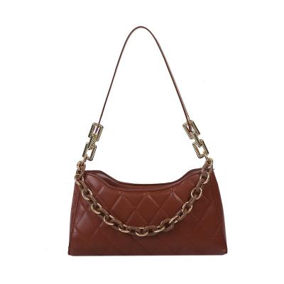 China Handbags and purses 2021 fashion new high quality solid color hobo brands fashionable famous women bag for sale