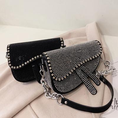 China Other new arrival 2021 all match fashion saddle casual handbag luxury handbags for women saddle bag for sale