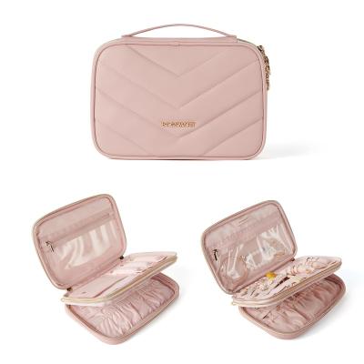 China Hotsell Jewelry Storage Travel Jewelry Cases Accessories Necklace Jewelry Bag Pouch Organizer 25x15x4.5cm for sale