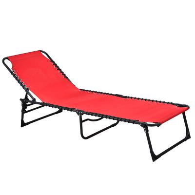 China Chinese Sun Couch, Beach Bed, Camping Bed Cradle Supports Recliner 120kgs Adjustable Sunbathing Beach Pool Sleeping Bed Cradle With Pillow for sale