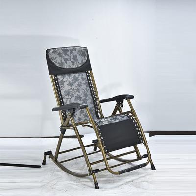 China Modern Outdoor Folding Garden Rocking Chair Rocking Chair Beach Pool for sale