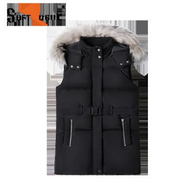 China Sustainable Autumn Winter Womens Custom Stripper Vest Down Padded Vests Women Vest for sale