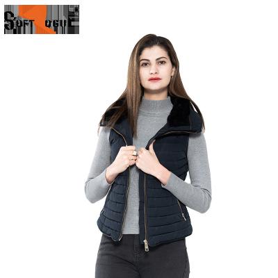 China Viable LADIES FASHION QUILTED VEST for sale