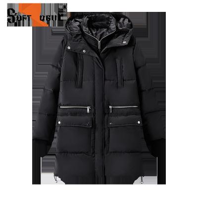 China Hot Sale Winter Women Anti-wrinkle Padded Parka Jacket Custom Women's Parka Jacket for sale