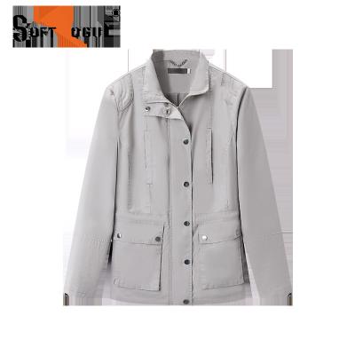 China Waterproof AUTUMN SPRING WOMEN WAX COTTON COAT for sale