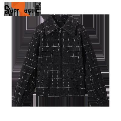 China Abrasion Resistance AUTUMN WINTER WOMEN WOOL COAT \ Pilling Resistance for sale