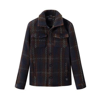 China CUSTOM Abrasion Resistance MAN\Pilling Resistance CHECKED JEKET SALE AUTUMN WINTER MEN WARSTED WOOL HOT COAT JACKET for sale