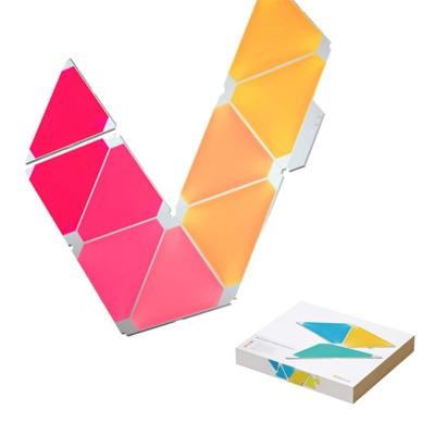 China Modern Hot Sale Wifi Smart Diy Triangle Light Panel Led Panel Light Decorative Atmosphere 6pcs for sale