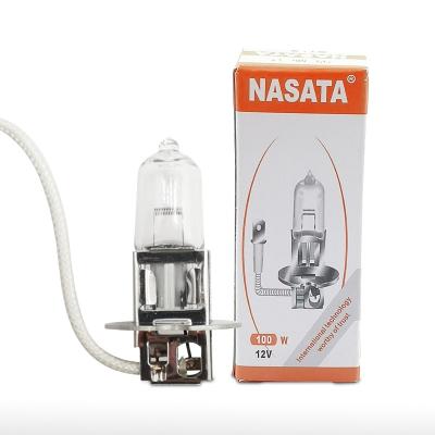 China H3 automotive halogen bulb in glass 12v/24 55w 70w 100w with good price for sale