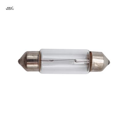 China Car Ceiling Light C5W 12V 32mm Interior 39mm Cannon License Plate Light Halogen Bulb for sale