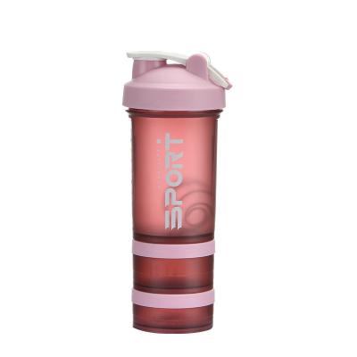 China Wholesale Custom Milkshake Stocked Shaker Cup, Custom Sports Water Bottle Plastic Eco-Friendly Water Bottles for sale