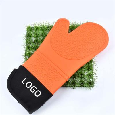 China Neerbo Anti-Slip Cooking Anti-Slip Silicone Oven Gloves Thermal Food Grade Resistance Silicone Oven Mitt for sale