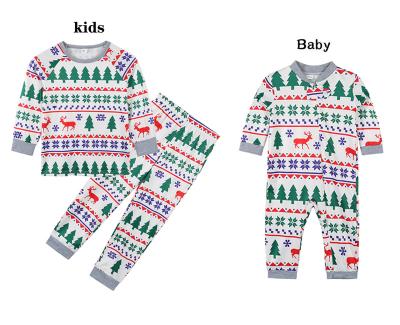 China Mom and Me QUICK DRY pajamas set family home use set christmas pajamas for kids and adults christmas style sleepwear for sale