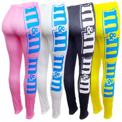 China QUICK DRY wholesale candy bowling snacks tight booty gym fitness autumn yoga sports long pants plus size women sexy clothing for sale