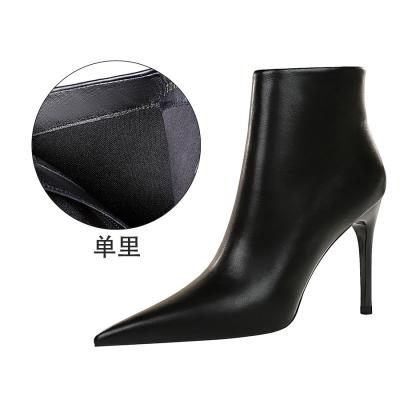 China Tacones Shoes Women 2021 Breathable Fashion Talons Zapatos High Heels Stiletto Shorts Reject Women Boots for sale