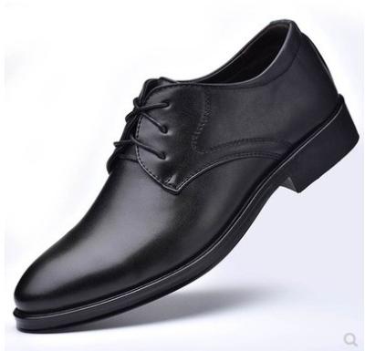 China Large Size Anti-odor PU Material Comfy Formal Men Leather Dress Shoes Stylish Shoes For Men for sale