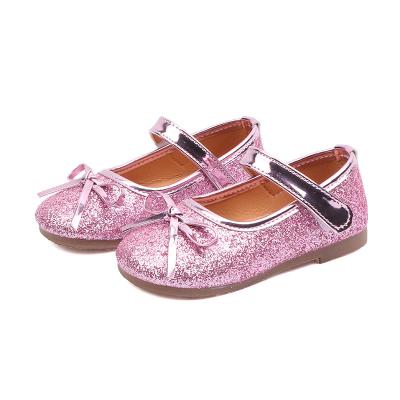 China Anti-odor Kids Comfortable Classic Lovely Casual Shoes Glitter Cute Girls Shoes Sandals for sale