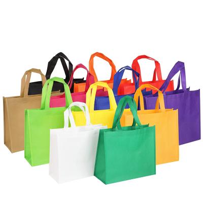 China Rope Handle Tote Bags Travel Dining Food Containers Reusable Non Woven Fabric Gift Shopping Grocery Bags With Handles for sale