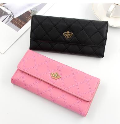 China Fashion New Mid Length Women's Wallet Large Capacity Multi Function Card Holder Wallet Purse for sale