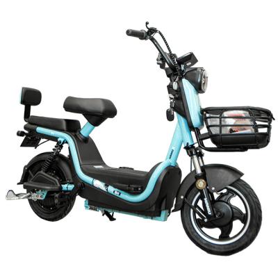 China 350W Electric Bike New Design Moped E Bike Electric Scooter With Basket For Adults B-2001 for sale