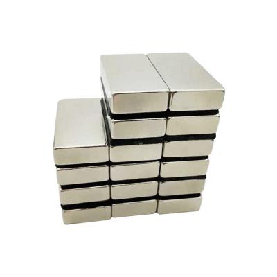 China Permanent neodymium industrial magnet high power block magnet 50x30x10mm n52 for sale