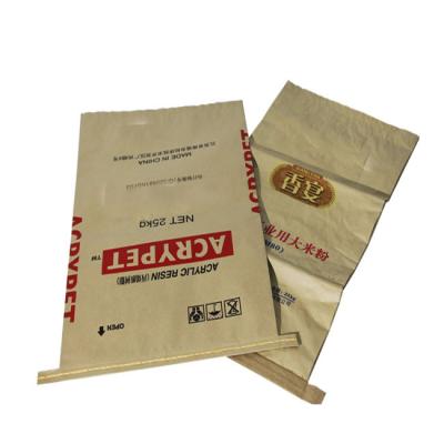 China Professional Recycled Materials Factory Mouth Glued Sewn Open Bags For Packaging for sale