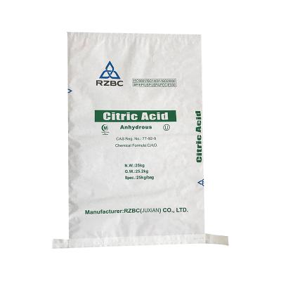 China Recyclable Biodegradable Glued Open Sewn Mouth Paper Bag Bottom For 25 Kg Package for sale