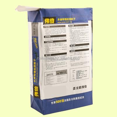 China Industrial Hardware Used 25kg Kraft Paper Valve Bag Industrial Use Kraft Paper Bag for sale