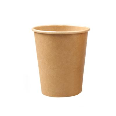 China Recyclable Wholesale Printing 4oz/8oz/12oz/16oz/20oz Single Wall Disposable Paper Cups Customized Hot Coffee Paper Cup for sale