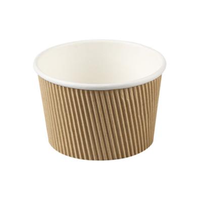 China Recyclable Microwaveable Biodegradable Custom Kraft Paper Bowl Food Package Cheap Price Food Packing Box Paper Soup Bowls for sale