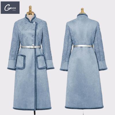 China 2021 Candice 2021 Vintage Waterproof Fur Jacket Anti-Wrinkle Thin Warm Thick Warm Winter Coat For Women for sale