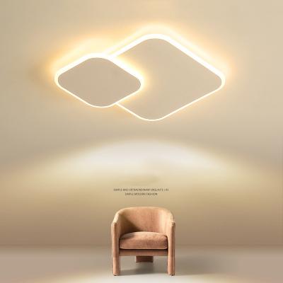 China Contemporary Modern Minimalist Art Living Room Bedroom Lighting Pendant Light Indoor Chandelier Led Square Acrylic Ceiling Lamp for sale