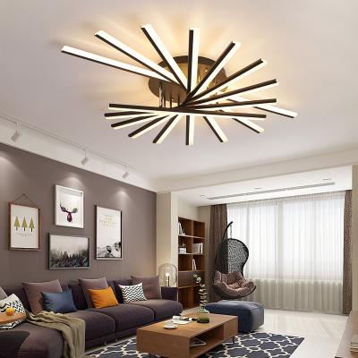 China Contemporary Modern Creative Indoor Chandelier Living Room Bedroom Ceiling Pendant Light Single Led Acrylic Lamp for sale